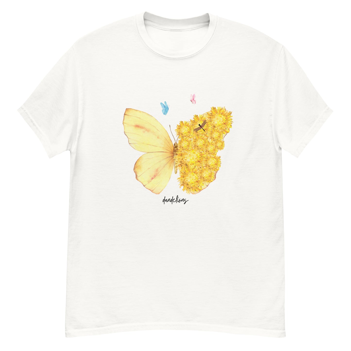 dandelions Yellow Butterfly Tee