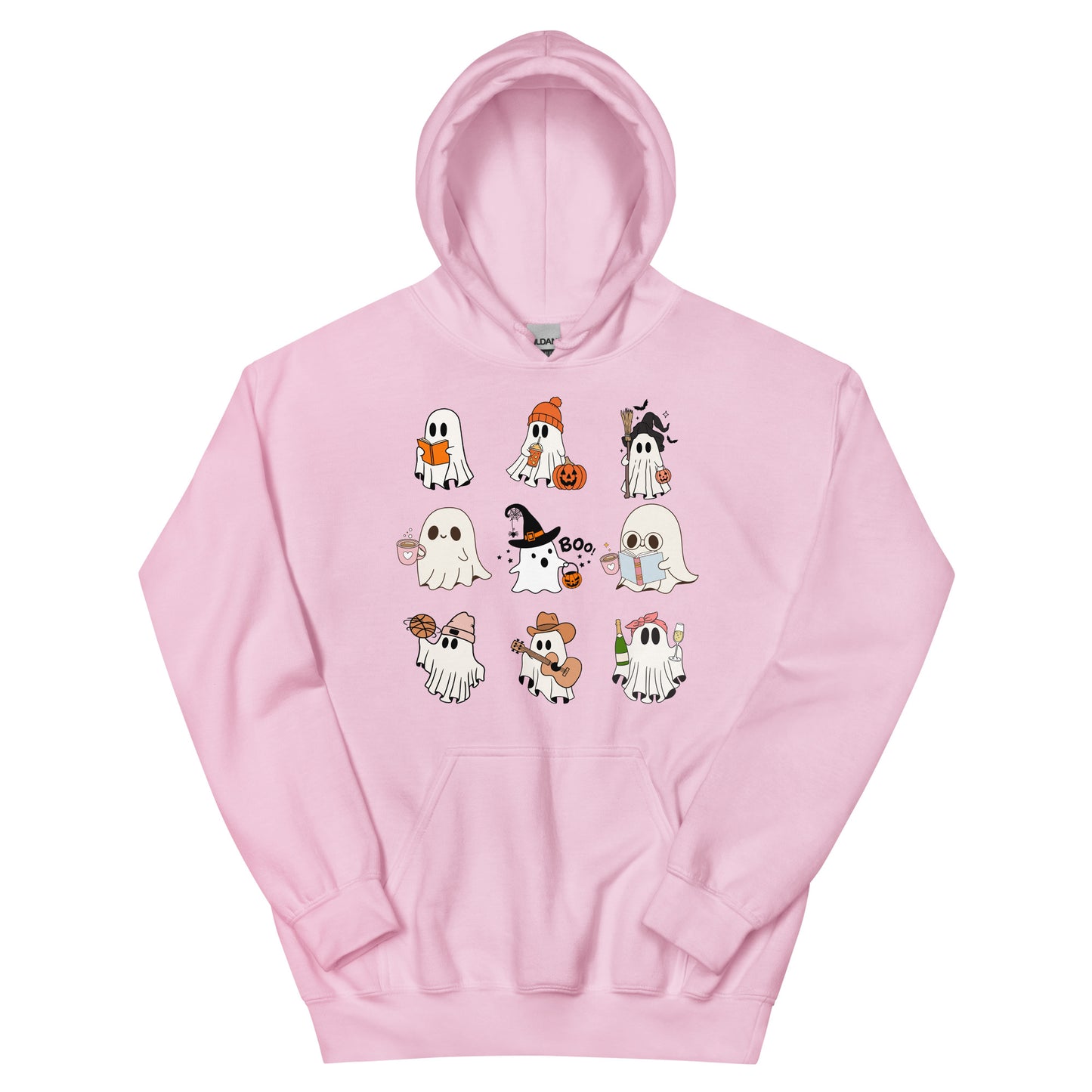 Cute Ghosts Halloween Graphic Hoodie