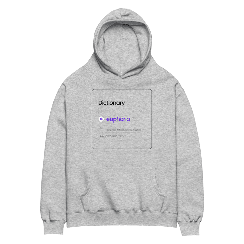 euphoria Definition Oversized Hoodie