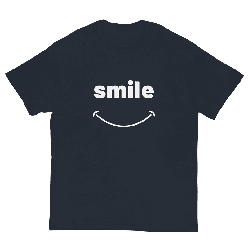 Smile Simple Navy Tee