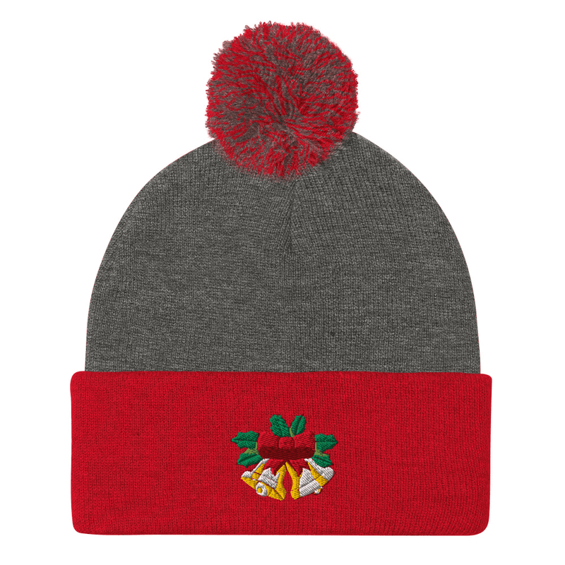 Christmas Pom-Pom Beanie