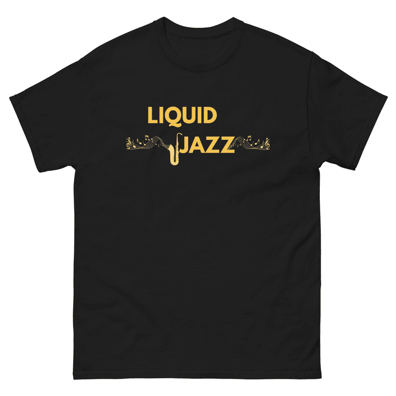 Liquid Jazz Black Tee
