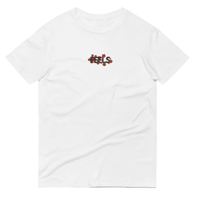 feels Flower Embroidered Tee