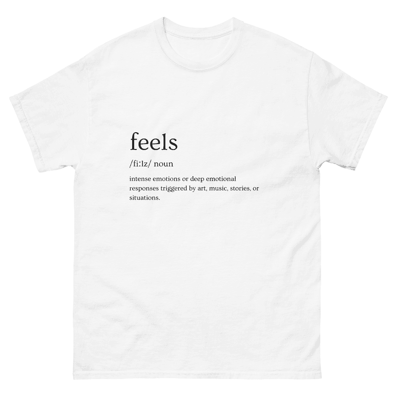 feels Definition White Tee
