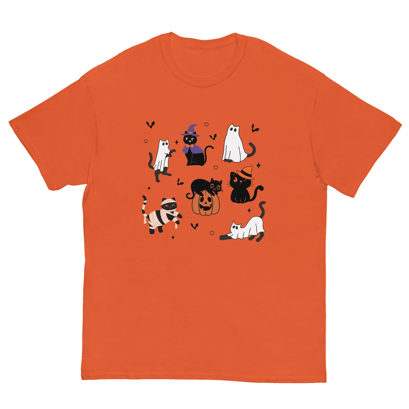 Halloween Cats Graphic Tee