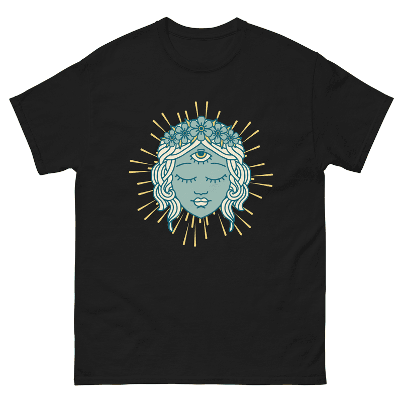Human Head Third Eye Boho T-Shirt