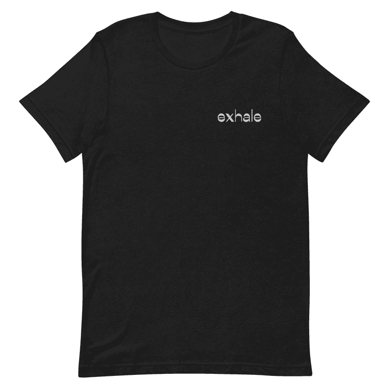 exhale Embroider Tee